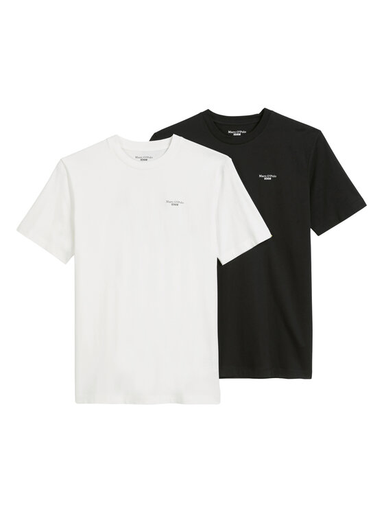 Marc O'Polo Denim Комплект тениски 5000007362 Черен Regular Fit цвят на ниска цена