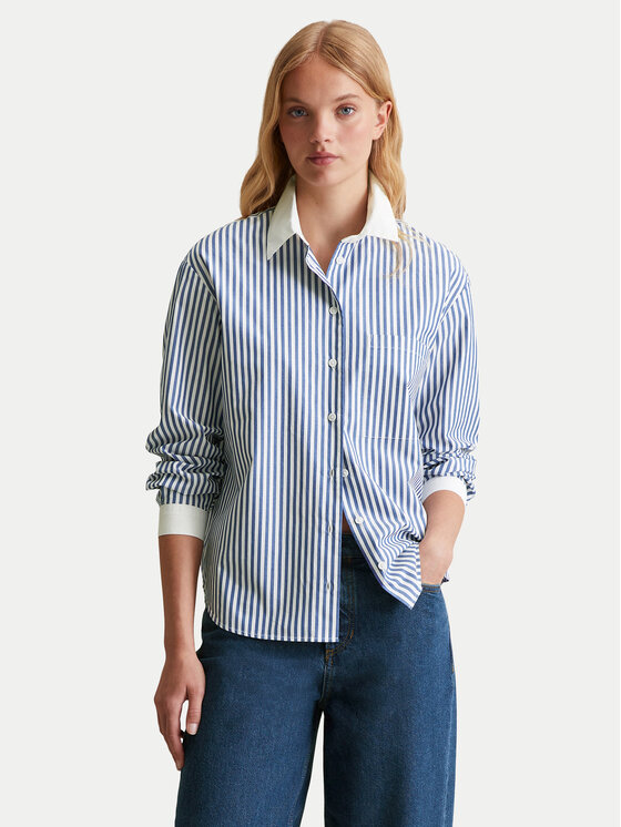 Marc O'Polo Denim Риза 500 0006 774 Син Regular Fit цвят на ниска цена