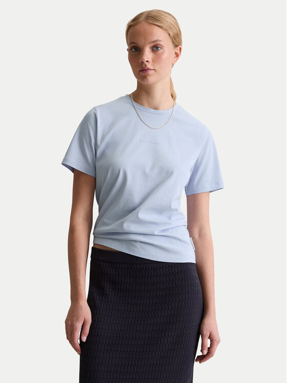 Marc O'Polo Denim Тишърт 500 0006 452 Светлосиньо Regular Fit цвят на ниска цена
