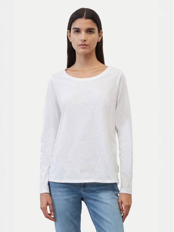 Marc O'Polo Блуза B01 2072 52235 Бял Regular Fit цвят на ниска цена