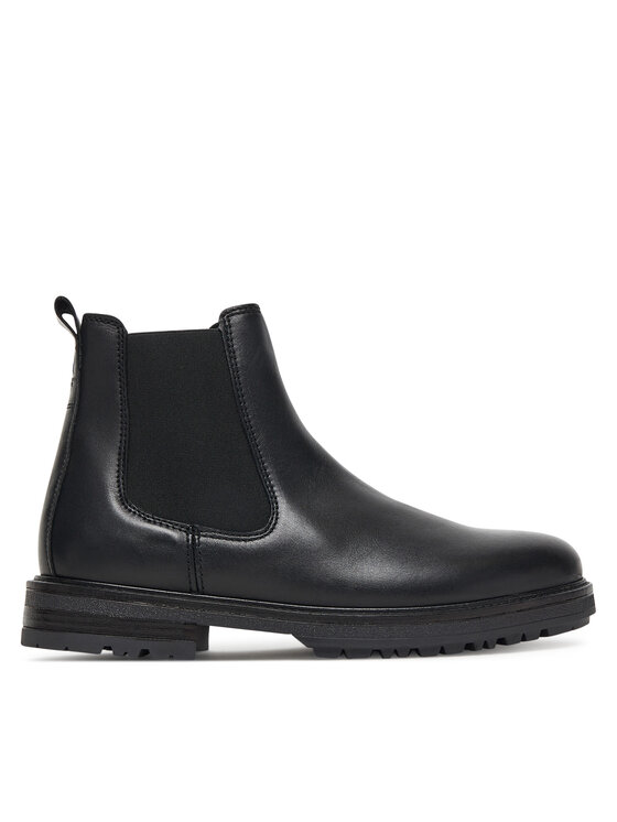 Marc O'Polo Боти тип челси 507 27385001 100 Черен цвят на ниска цена