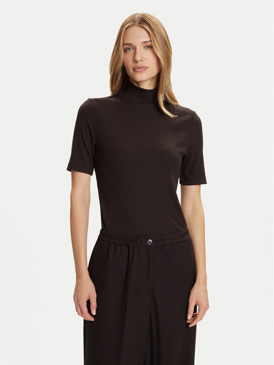 Marc O'Polo Поло M08 2076 51177 Кафяв Slim Fit цвят на ниска цена