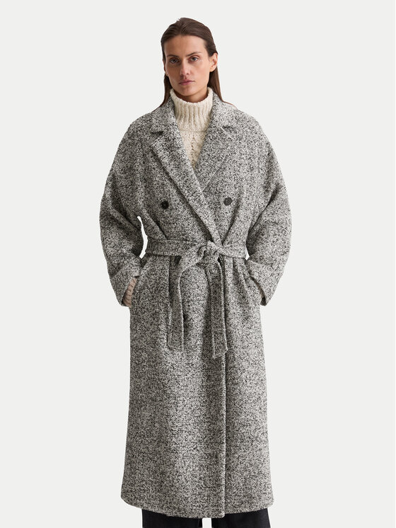 Marc O'Polo Преходно палто 509 0176 71133 Сив Relaxed Fit цвят на ниска цена