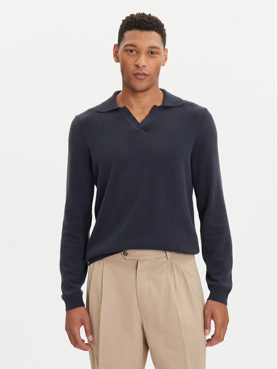 Marc O'Polo Пуловер 529 5144 60150 Тъмносин Regular Fit цвят на ниска цена