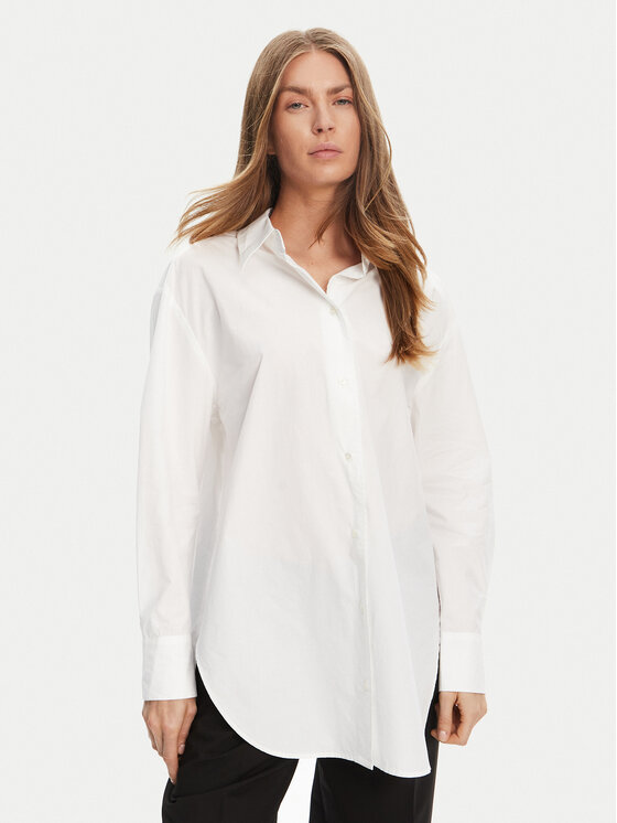 Marc O'Polo Риза B01 1051 42025 Бял Regular Fit цвят на ниска цена