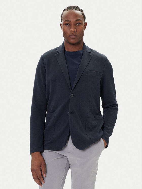 Marc O'Polo Сако 528 4051 57036 Тъмносин Slim Fit цвят на ниска цена