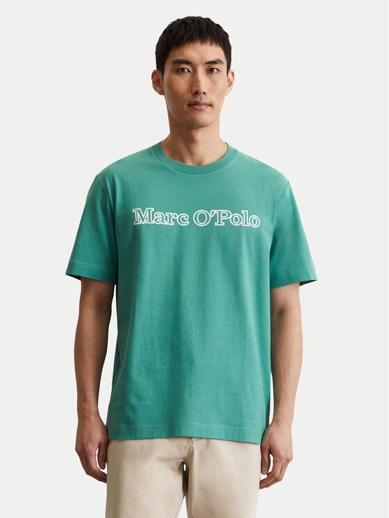 Marc O'Polo Тишърт 526201251154 Електриков Regular Fit цвят на ниска цена