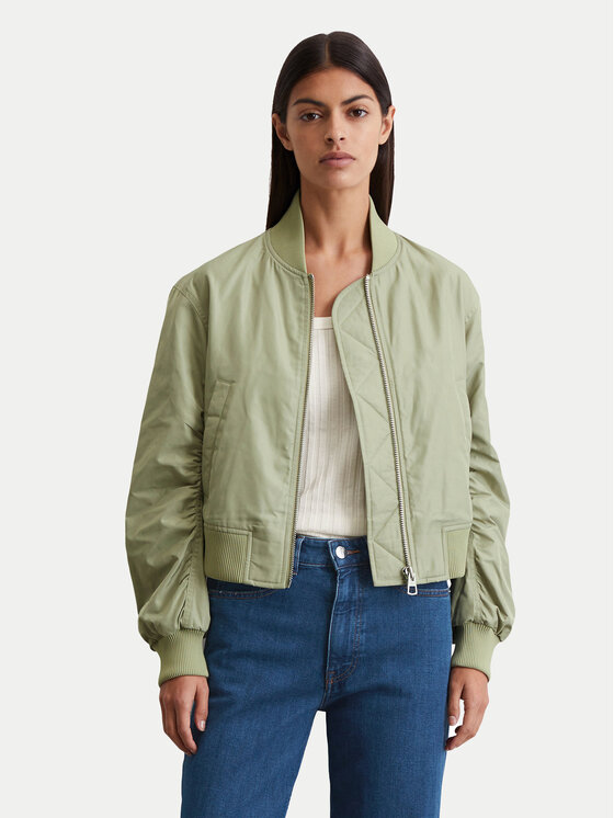 Marc O'Polo Яке бомбър 506 1270 70033 Зелен Regular Fit цвят на ниска цена