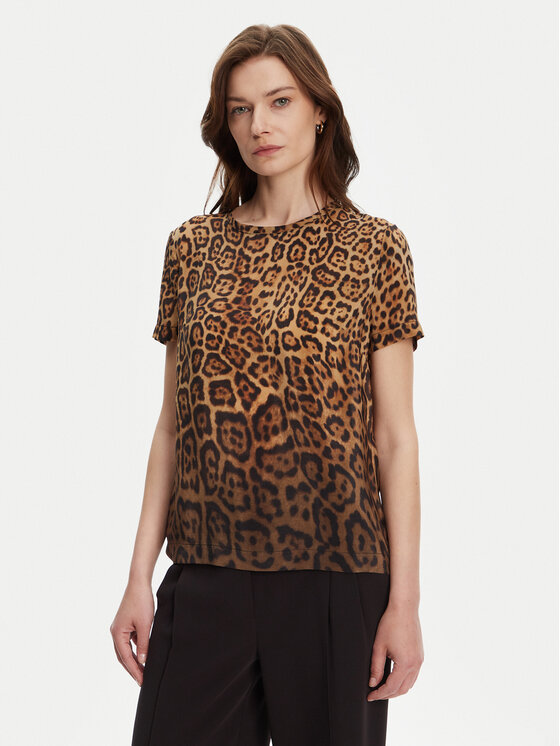 Marciano Guess Блуза 5YGH29 7320A Кафяв Regular Fit цвят на ниска цена