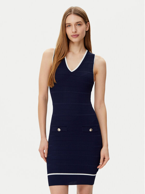 Marciano Guess Ежедневна рокля 5RGK99 5640Z Тъмносин Regular Fit цвят на ниска цена