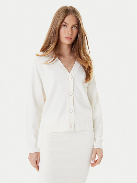 Marciano Guess Кардиган 5YGR13 5036Z Екрю Regular Fit цвят на ниска цена