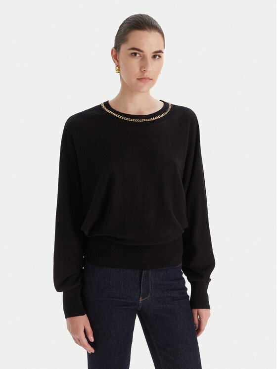 Marciano Guess Пуловер 5BGR02 5782Z Черен Regular Fit цвят на ниска цена