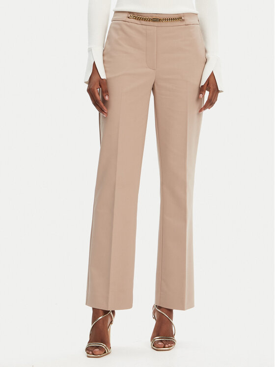 Marciano Guess Текстилни панталони 5GGB17 7311A Кафяв Regular Fit цвят на ниска цена