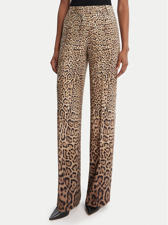 Marciano Guess Текстилни панталони 5YGB08 7342A Бежов Regular Fit цвят на ниска цена