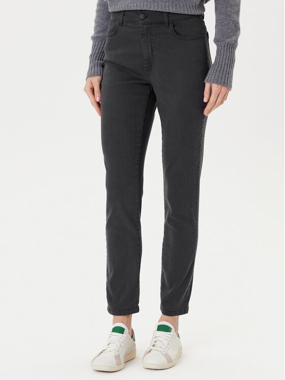 Marella Дънки Ovada 2523136035 Сив Slim Fit цвят на ниска цена