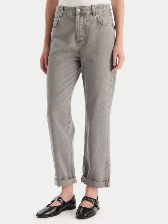 Marella Дънки Tomboy 2523186074 Сив Loose Fit цвят на ниска цена