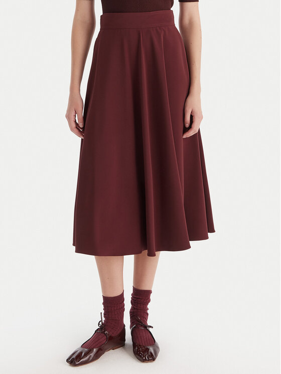 Marella Пола тип трапец Pina 2523106075 Бордо Regular Fit цвят на ниска цена