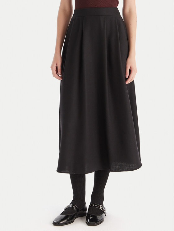 Marella Пола тип трапец Refuge 2525106012 Черен Regular Fit цвят на ниска цена