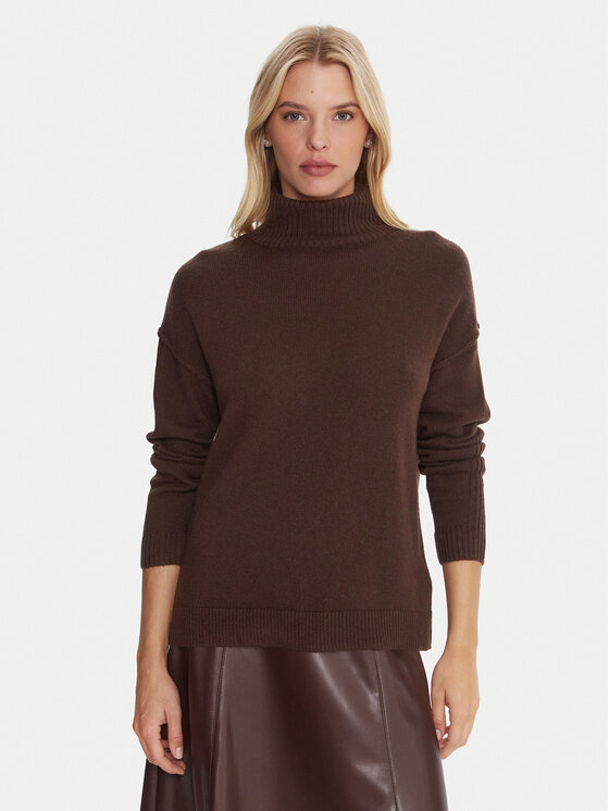 Marella Поло Biro 2525366122 Кафяв Regular Fit цвят на ниска цена