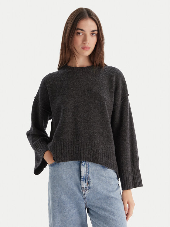 Marella Пуловер Amelia 2523366305 Сив Loose Fit цвят на ниска цена