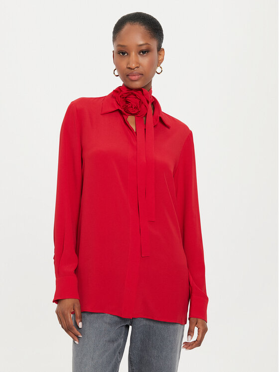 Marella Риза Nastro 2423116181 Червен Regular Fit цвят на ниска цена