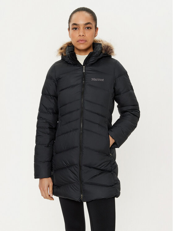 Marmot Пухено яке Montreal M15838 Черен Regular Fit цвят на ниска цена