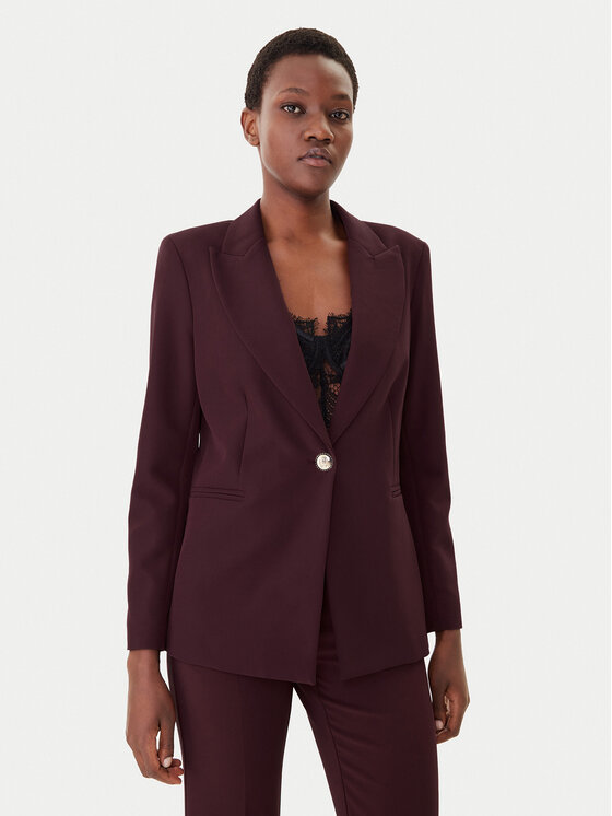 Maryley Сако 25IB187/M06/43BU Бордо Regular Fit цвят на ниска цена