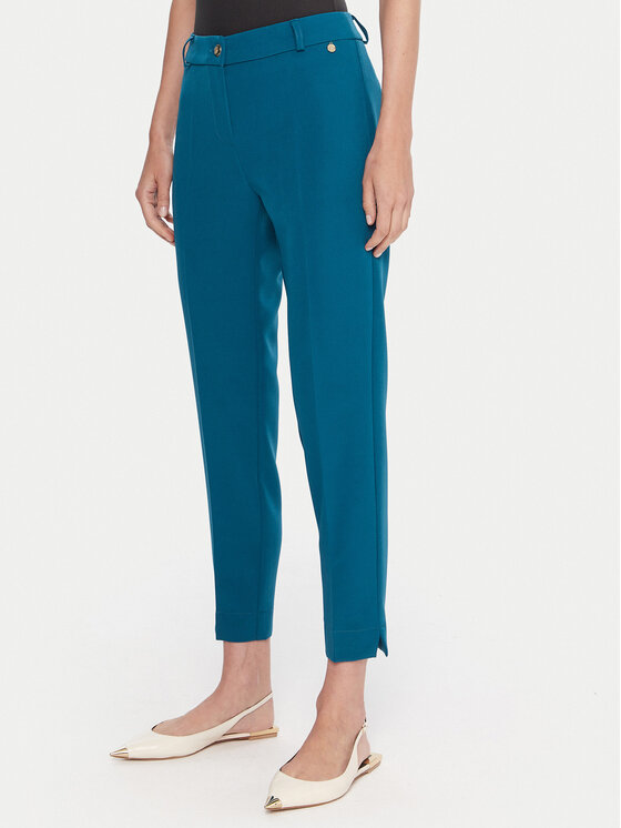 Maryley Текстилни панталони 25IB52Z/M17/43LK Електриков Regular Fit цвят на ниска цена