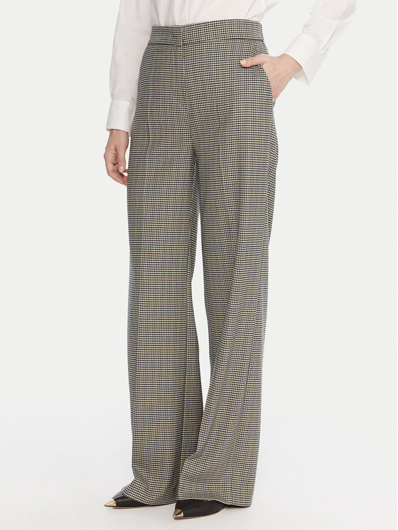 Maryley Текстилни панталони 25IB598/M05/06VE Цветен Regular Fit цвят на ниска цена