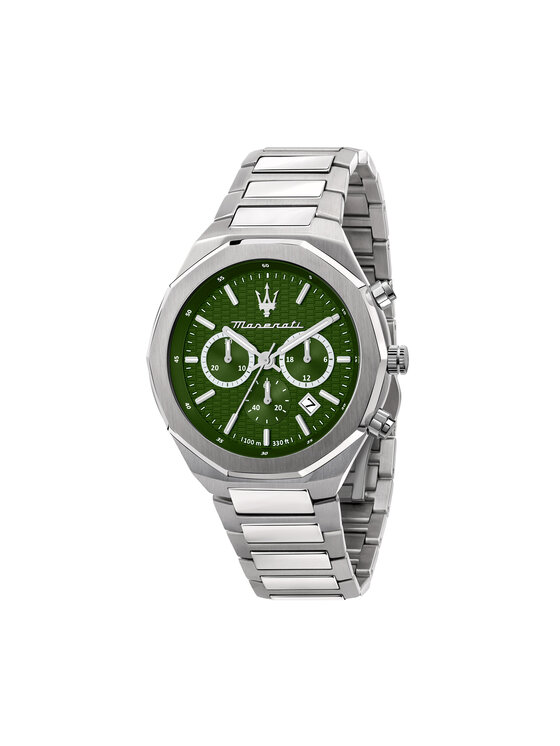 Maserati Часовник Stile  R8873642011 Сребрист цвят на ниска цена