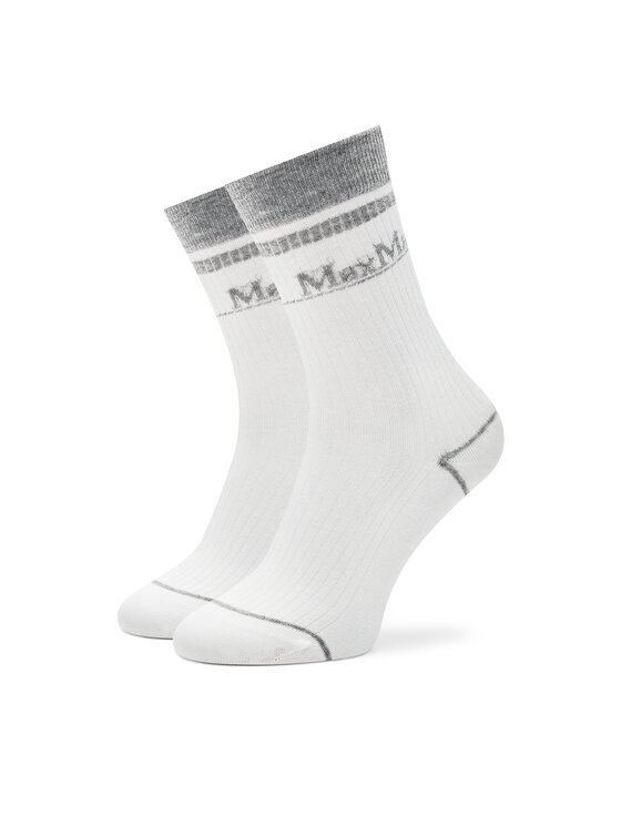 Max Mara Leisure Дълги чорапи Gabarra 2426556018 Сив цвят на ниска цена