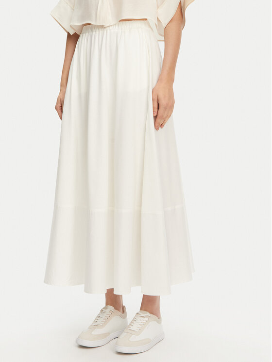 Max Mara Leisure Пола тип трапец Roal 2516771028 Бял Regular Fit цвят на ниска цена