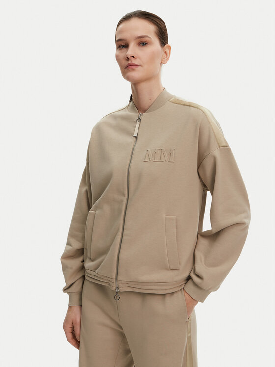 Max Mara Leisure Суитшърт 2516921017650 Зелен Regular Fit цвят на ниска цена
