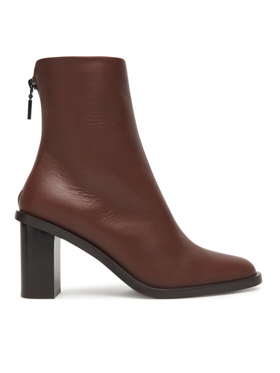 Max Mara Боти Midiboot80 25247960726 Кафяв цвят на ниска цена