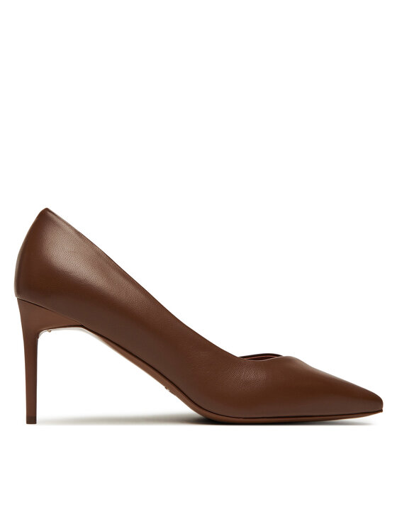 Max Mara Обувки на ток Phyllis 2524526191600 Кафяв цвят на ниска цена