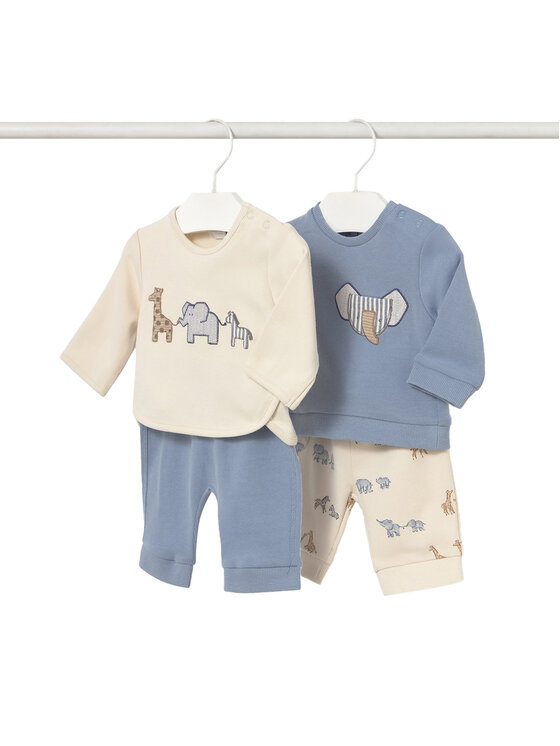 Mayoral komplet_2_par_spodni_dresowych_i_2_bluz 2621 Син Regular Fit цвят на ниска цена