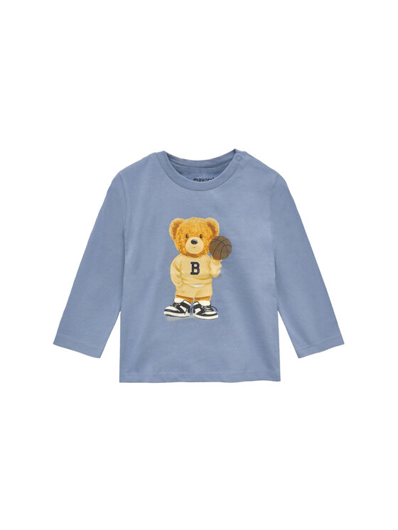 Mayoral Блуза 2058 Син Regular Fit цвят на ниска цена