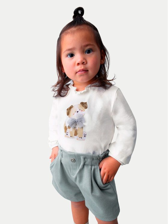 Mayoral Блуза 2075 Екрю Regular Fit цвят на ниска цена