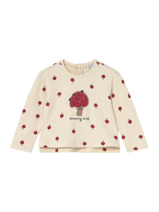 Mayoral Блуза 2077 Бежов Regular Fit цвят на ниска цена