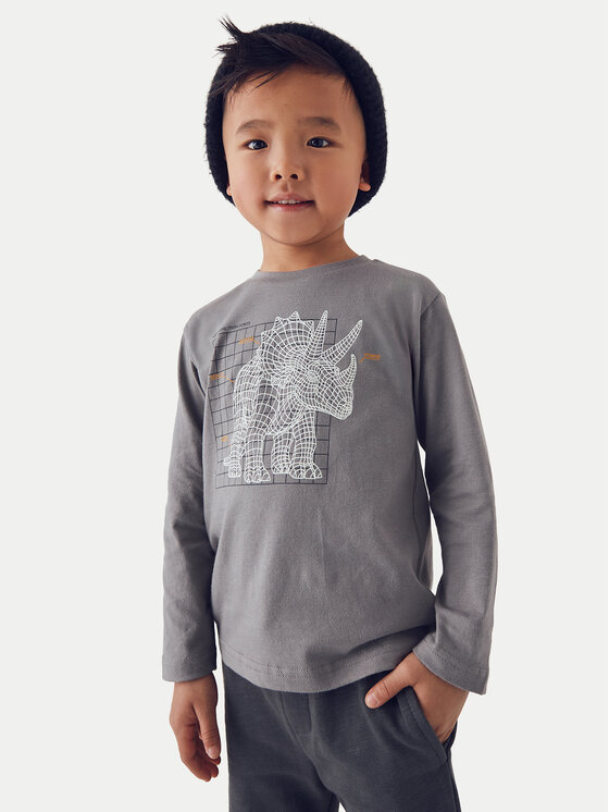 Mayoral Блуза 4088 Сив Regular Fit цвят на ниска цена