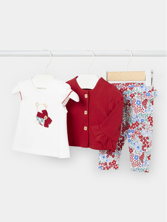 Mayoral Детски комплект 1715 Червен Regular Fit цвят на ниска цена