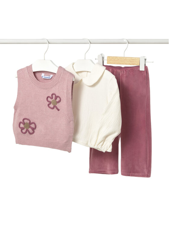 Mayoral Детски комплект 2596 Розов Regular Fit цвят на ниска цена