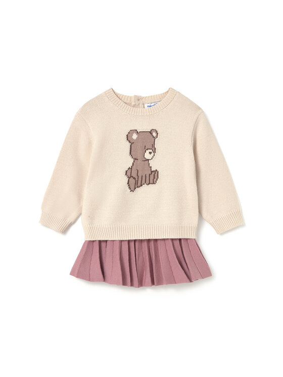 Mayoral Детски комплект 2925 Бежов Regular Fit цвят на ниска цена