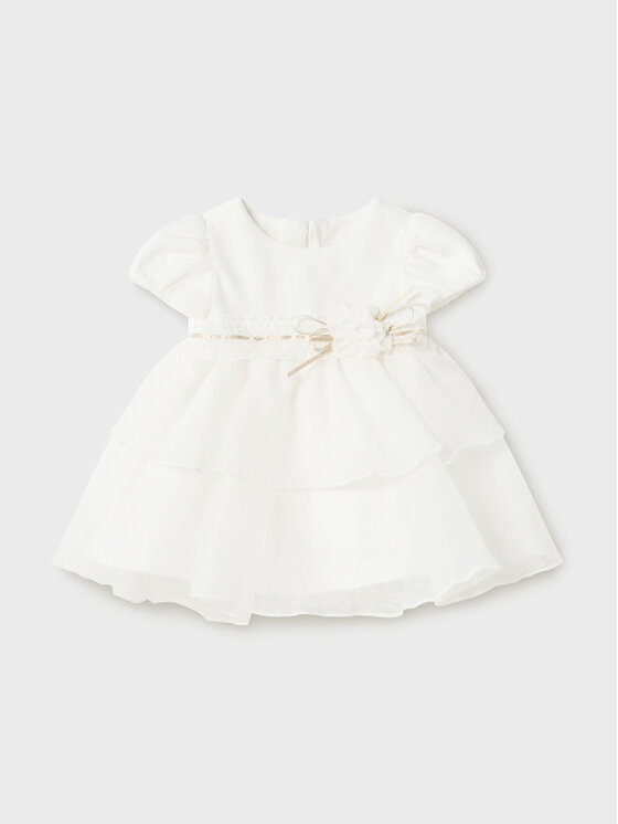 Mayoral Елегантна рокля 2.857 Екрю Regular Fit цвят на ниска цена