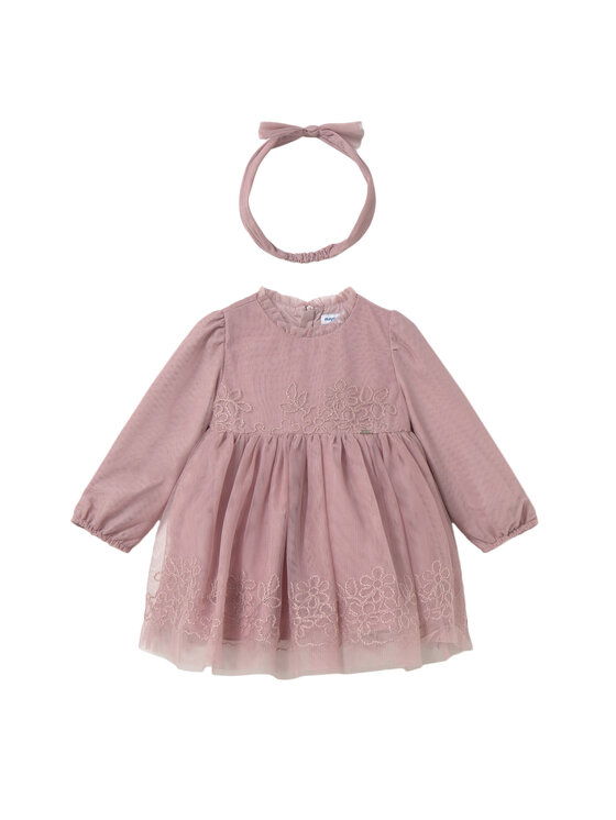 Mayoral Елегантна рокля 2902 Розов Regular Fit цвят на ниска цена