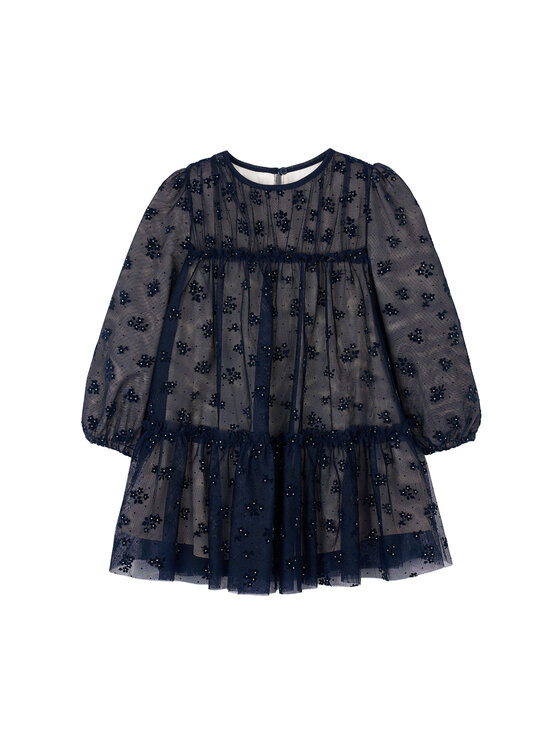 Mayoral Елегантна рокля 4919 Тъмносин Regular Fit цвят на ниска цена