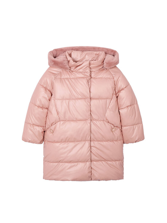 Mayoral Зимно яке 4447 Розов Relaxed Fit цвят на ниска цена