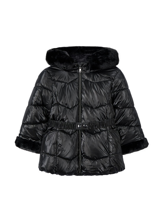 Mayoral Зимно яке 4448 Черен Regular Fit цвят на ниска цена