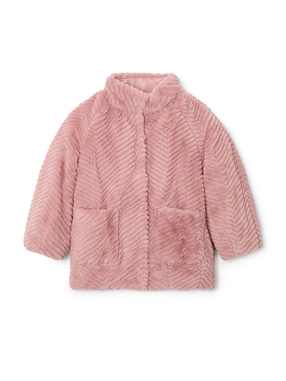 Mayoral Кожено палто 4441 Розов Regular Fit цвят на ниска цена