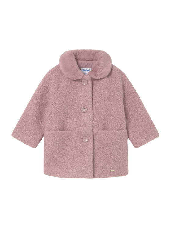Mayoral Кожух 2432 Розов Relaxed Fit цвят на ниска цена